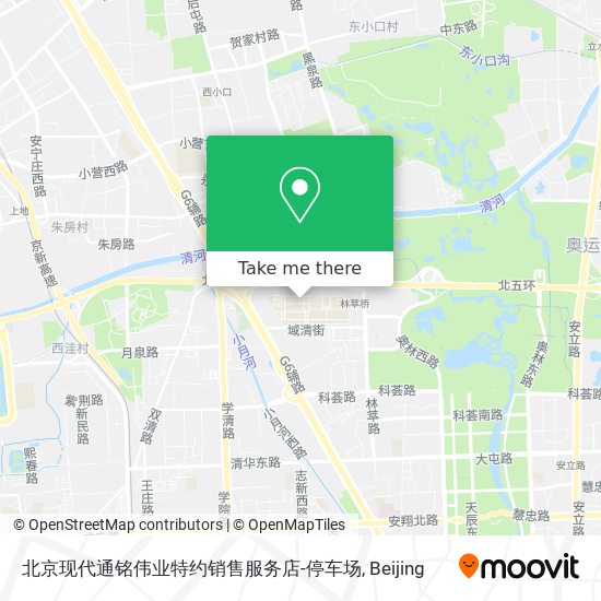 北京现代通铭伟业特约销售服务店-停车场 map