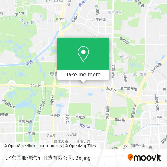 北京国服信汽车服装有限公司 map