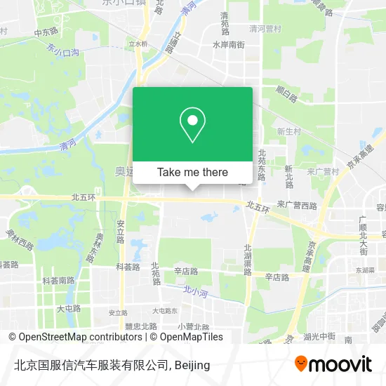 北京国服信汽车服装有限公司 map