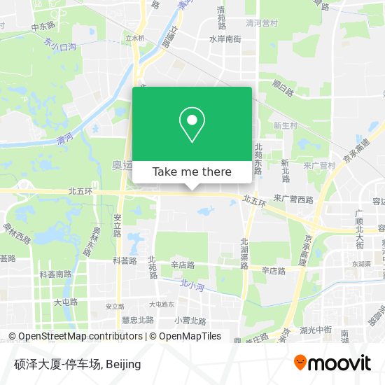 硕泽大厦-停车场 map
