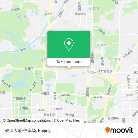 硕泽大厦-停车场 map