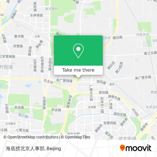 海底捞北京人事部 map