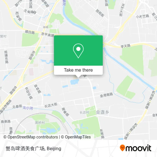 蟹岛啤酒美食广场 map