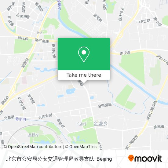 北京市公安局公安交通管理局教导支队 map