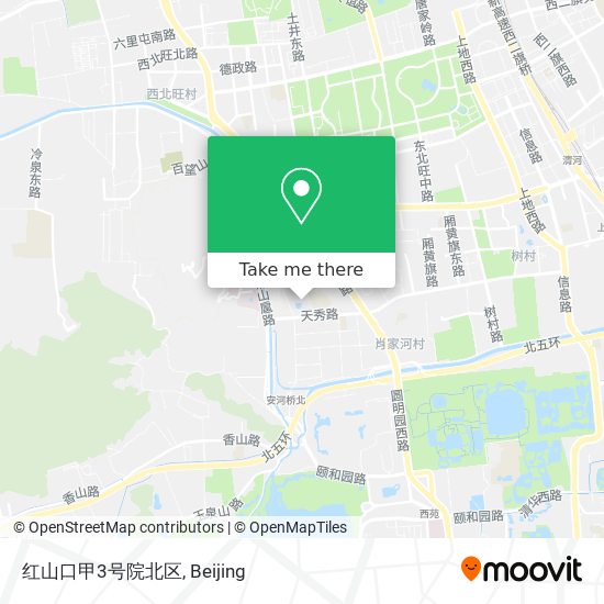 红山口甲3号院北区 map