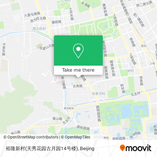 裕隆新村(天秀花园古月园14号楼) map