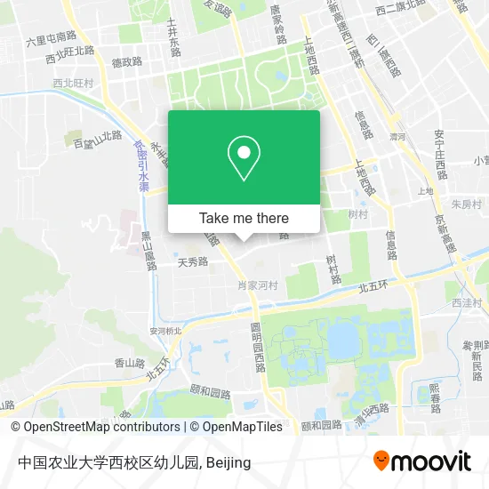 中国农业大学西校区幼儿园 map