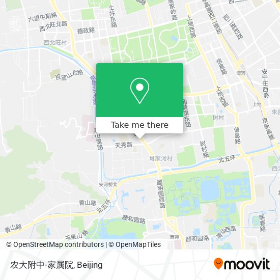 农大附中-家属院 map