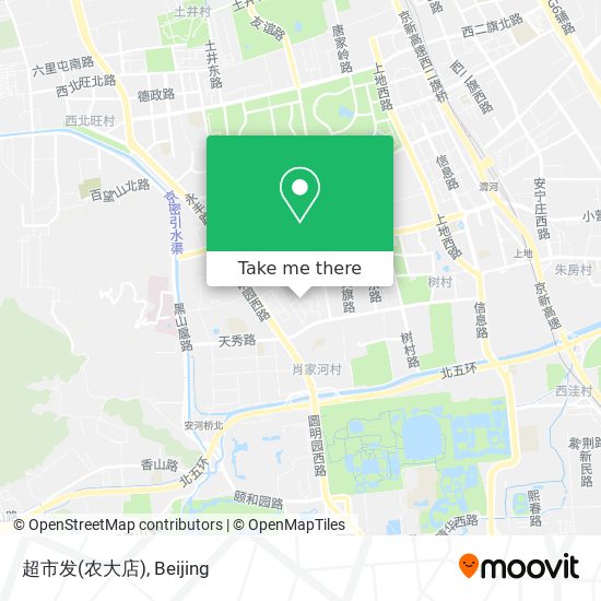 超市发(农大店) map