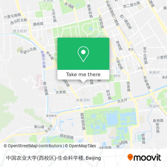 中国农业大学(西校区)-生命科学楼 map