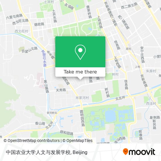 中国农业大学人文与发展学校 map