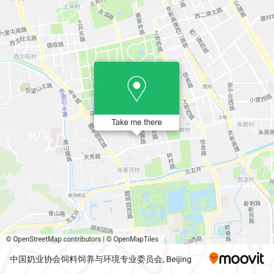 中国奶业协会饲料饲养与环境专业委员会 map