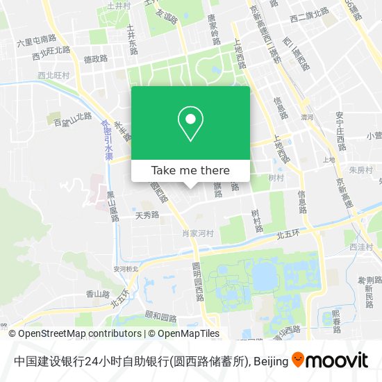 中国建设银行24小时自助银行(圆西路储蓄所) map