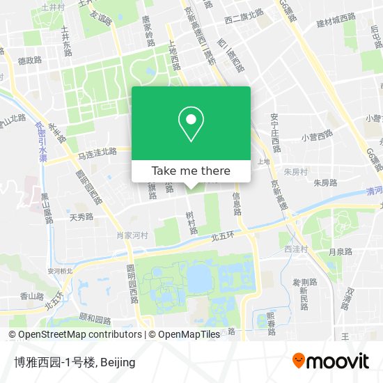 博雅西园-1号楼 map