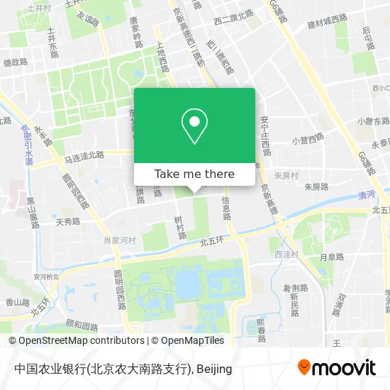 中国农业银行(北京农大南路支行) map