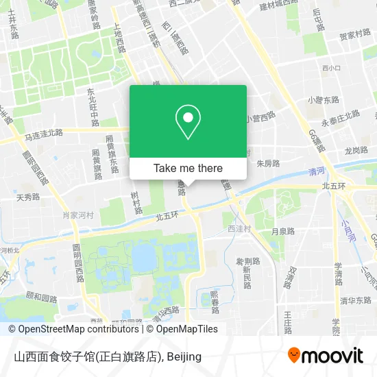 山西面食饺子馆(正白旗路店) map
