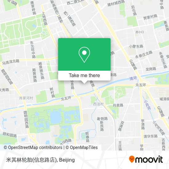 米其林轮胎(信息路店) map