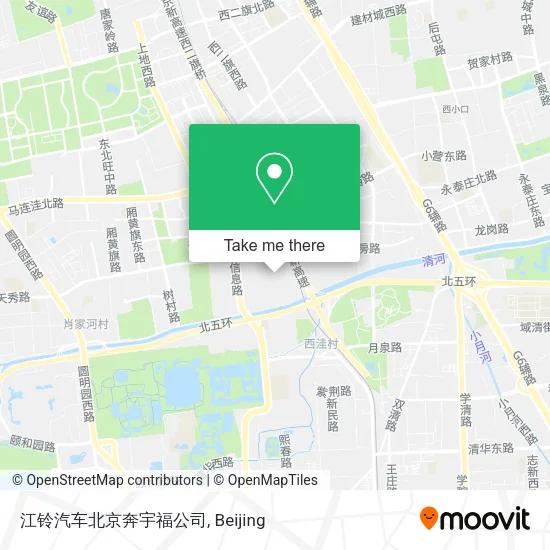江铃汽车北京奔宇福公司 map