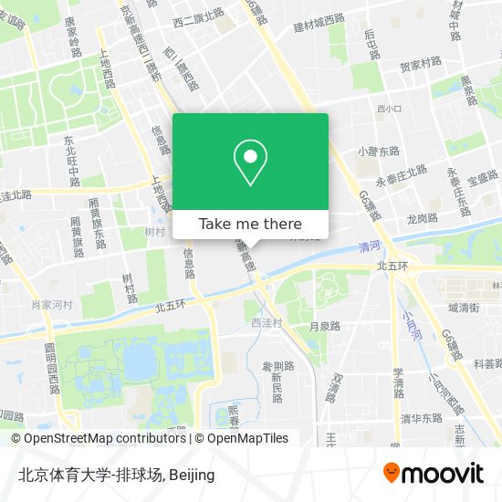 北京体育大学-排球场 map