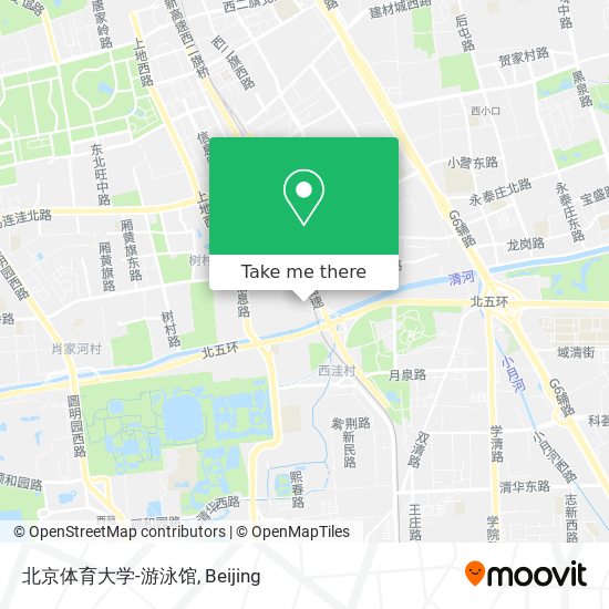 北京体育大学-游泳馆 map