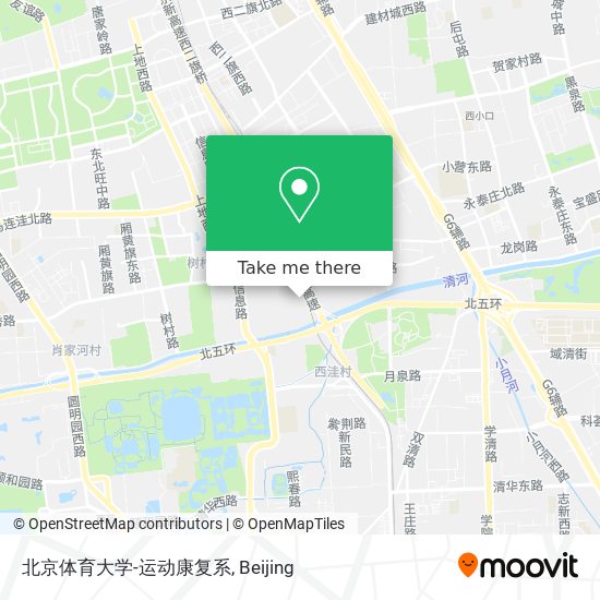 北京体育大学-运动康复系 map