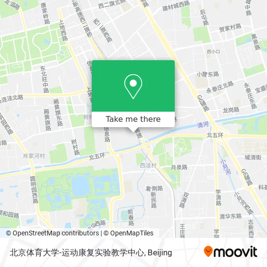 北京体育大学-运动康复实验教学中心 map