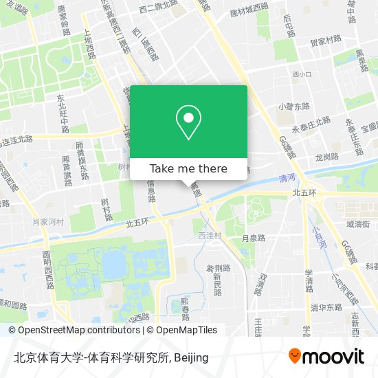 北京体育大学-体育科学研究所 map