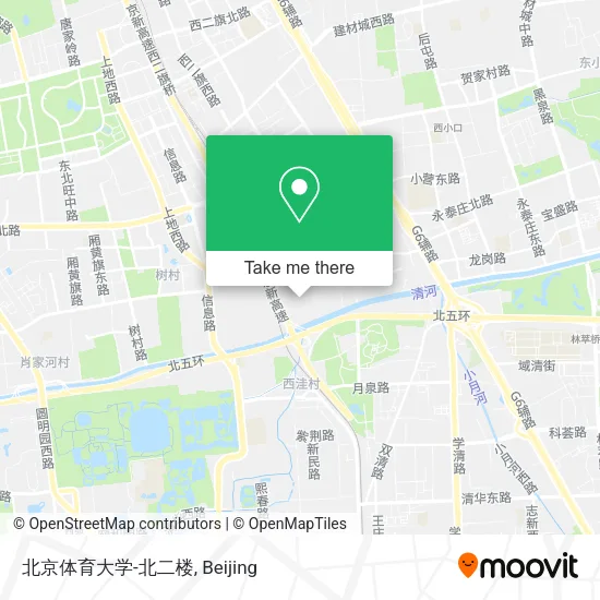 北京体育大学-北二楼 map