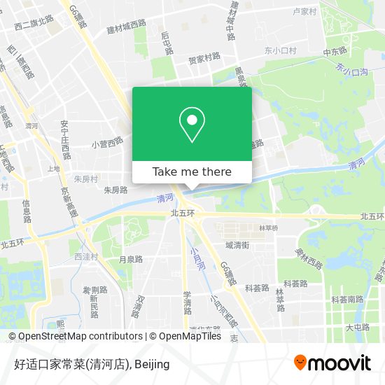 好适口家常菜(清河店) map