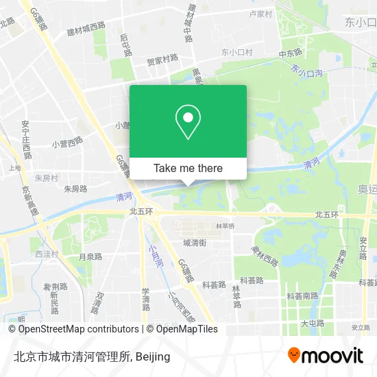 北京市城市清河管理所 map
