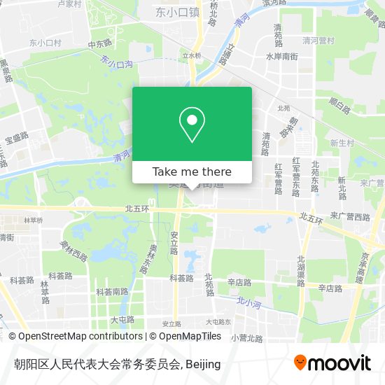 朝阳区人民代表大会常务委员会 map