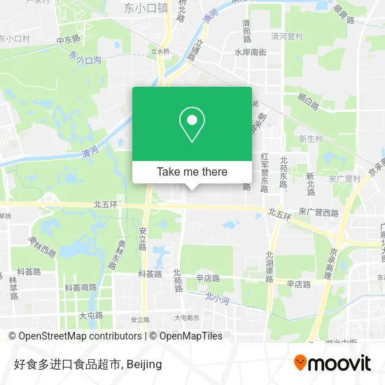 好食多进口食品超市 map
