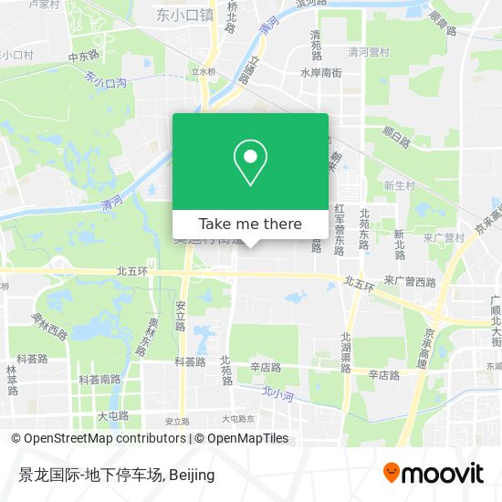 景龙国际-地下停车场 map
