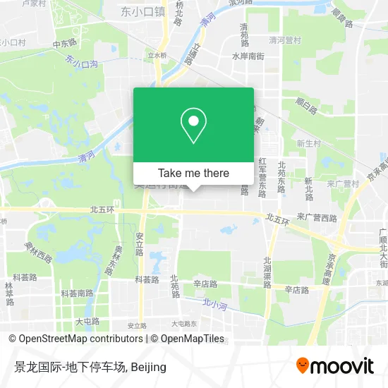 景龙国际-地下停车场 map