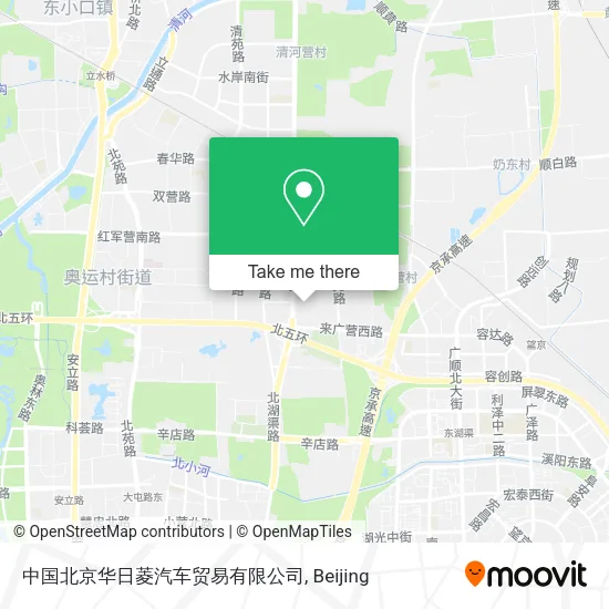中国北京华日菱汽车贸易有限公司 map