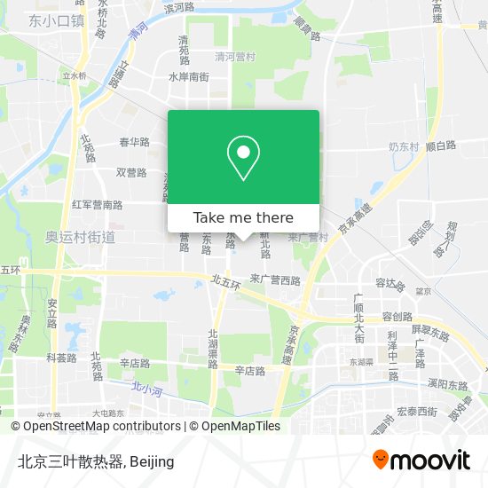 北京三叶散热器 map