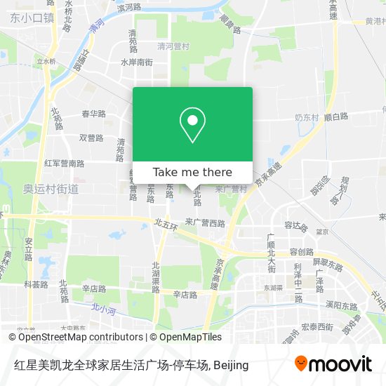 红星美凯龙全球家居生活广场-停车场 map