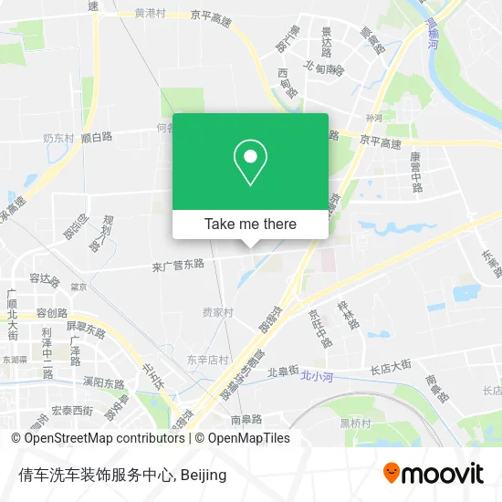 倩车洗车装饰服务中心 map