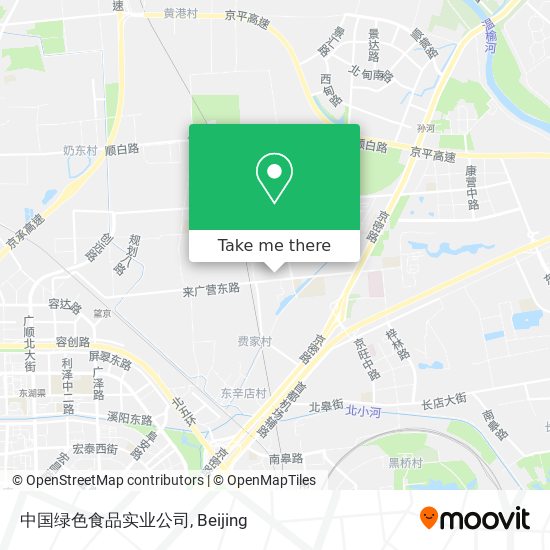 中国绿色食品实业公司 map