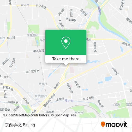 京西学校 map