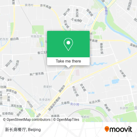 新长廊餐厅 map