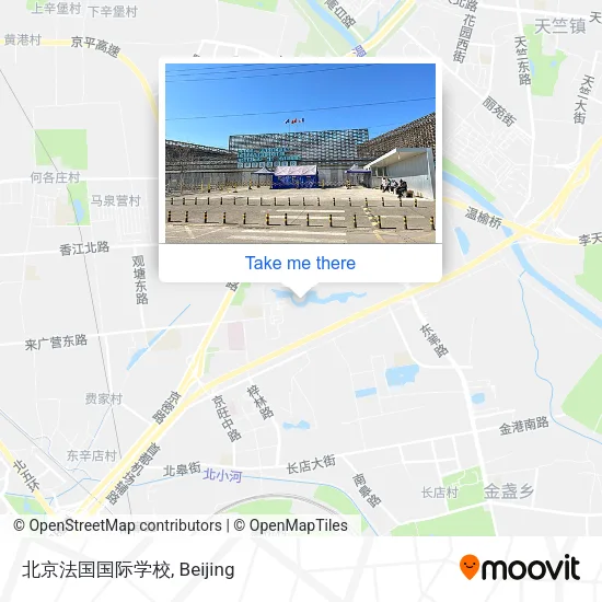 北京法国国际学校 map