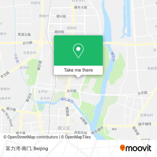 富力湾-南门 map