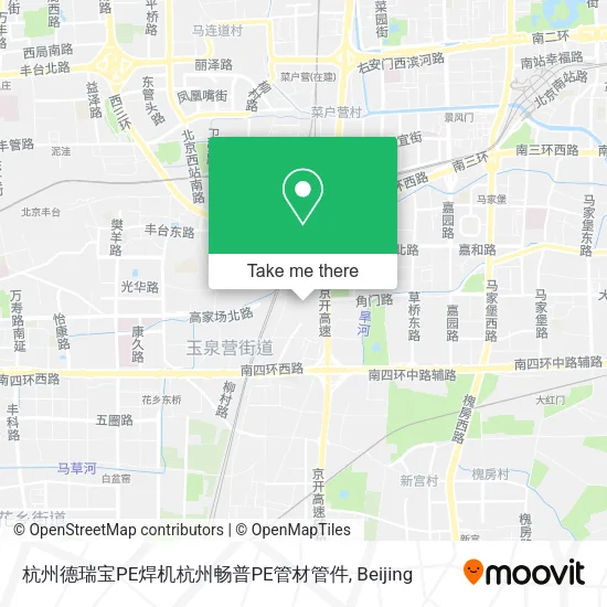 杭州德瑞宝PE焊机杭州畅普PE管材管件 map
