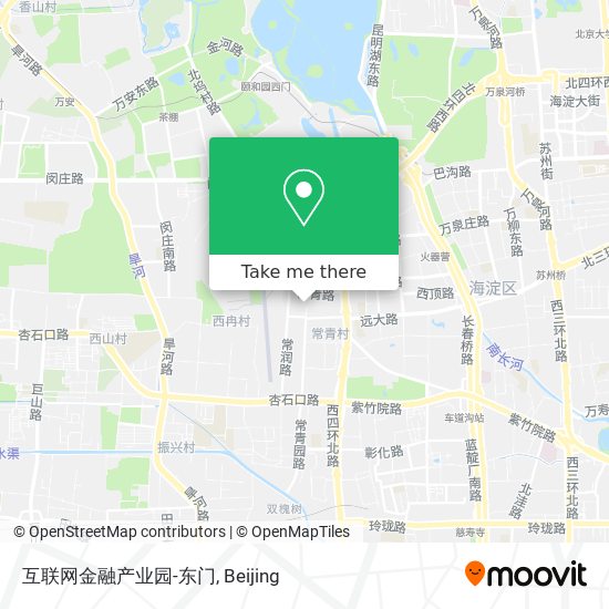 互联网金融产业园-东门 map