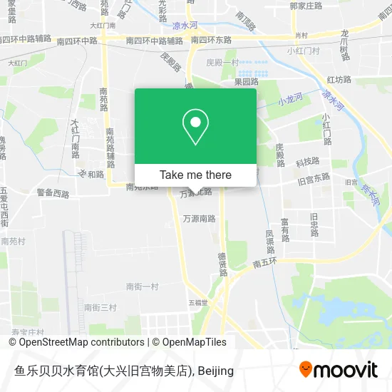 鱼乐贝贝水育馆(大兴旧宫物美店) map
