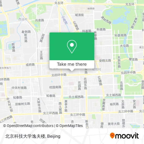 北京科技大学逸夫楼 map