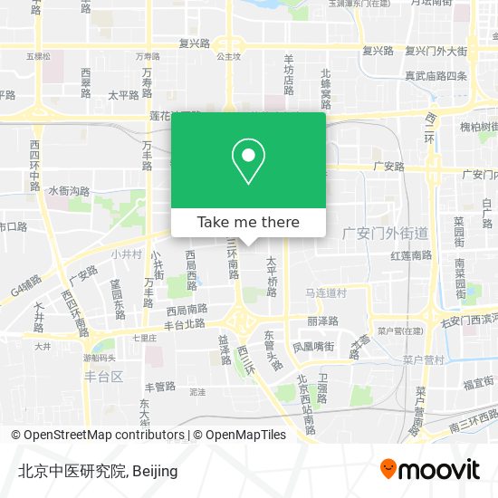 北京中医研究院 map