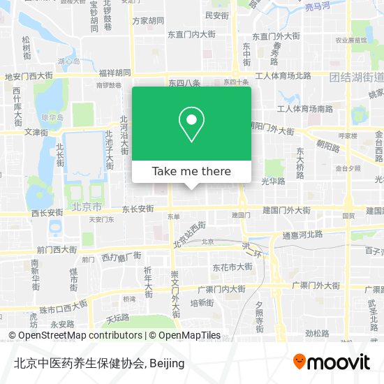 北京中医药养生保健协会 map