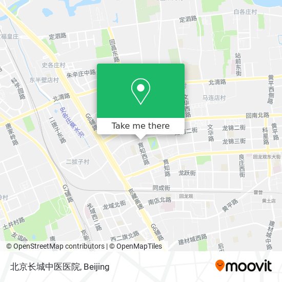 北京长城中医医院 map